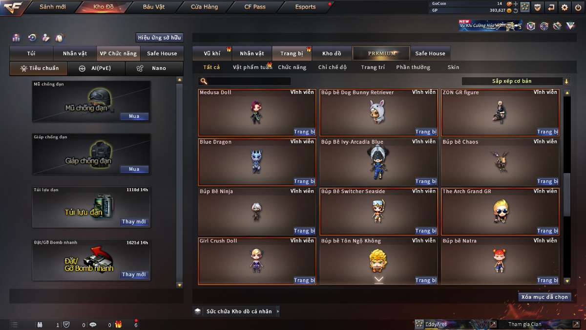 shop acc cf uy tin gia re